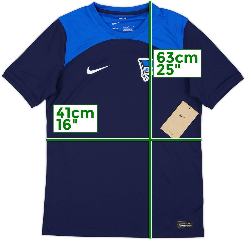 2022-23 Hertha Berlin Away Shirt (L.Boys)
