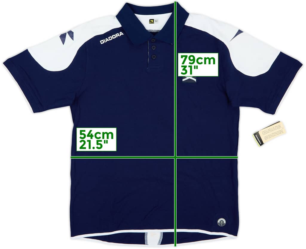 2005-07 Scotland Diadora Polo Shirt (M)