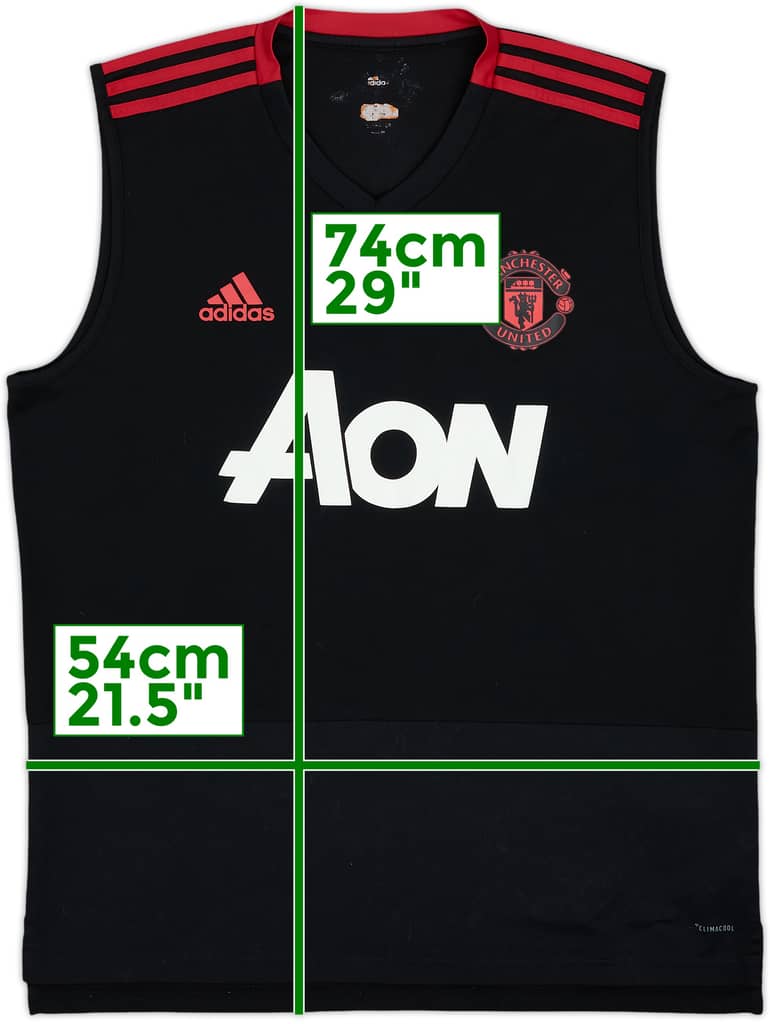 2018-19 Manchester United adidas Training Vest - 8/10 - (L)