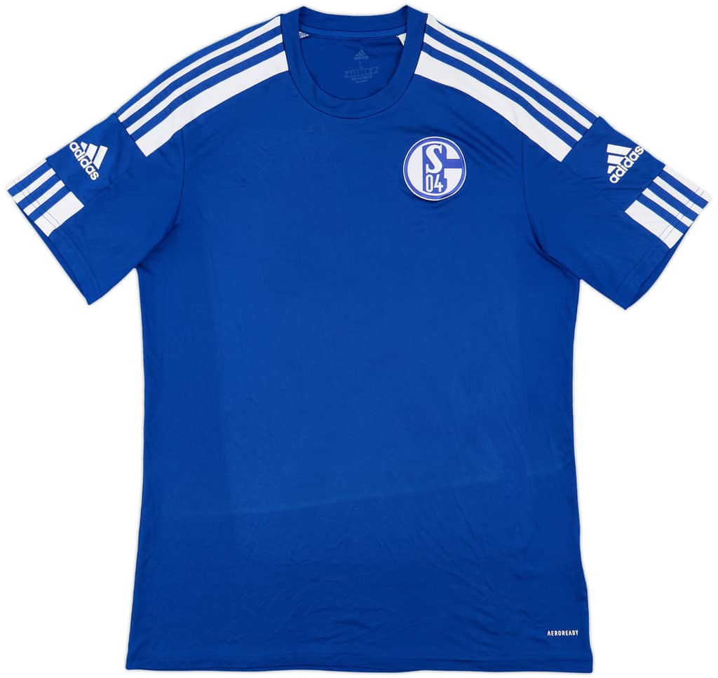 2021-22 Schalke adidas Training Shirt - 10/10 - (L)