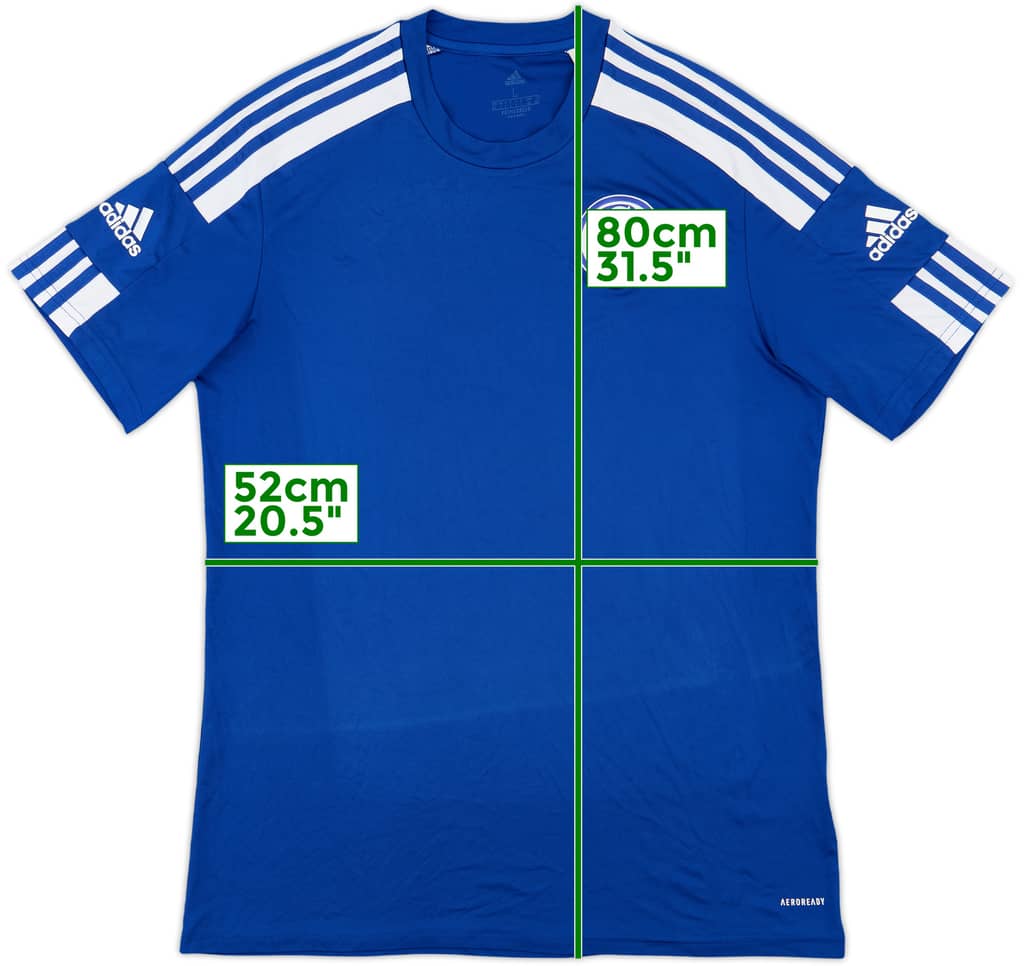 2021-22 Schalke adidas Training Shirt - 10/10 - (L)