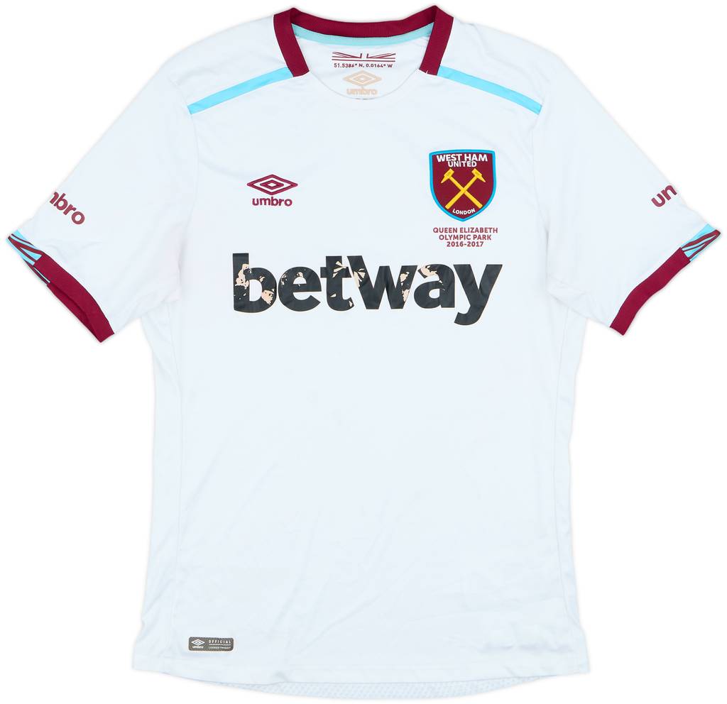 2016-17 West Ham Away Shirt - 4/10 - (M)