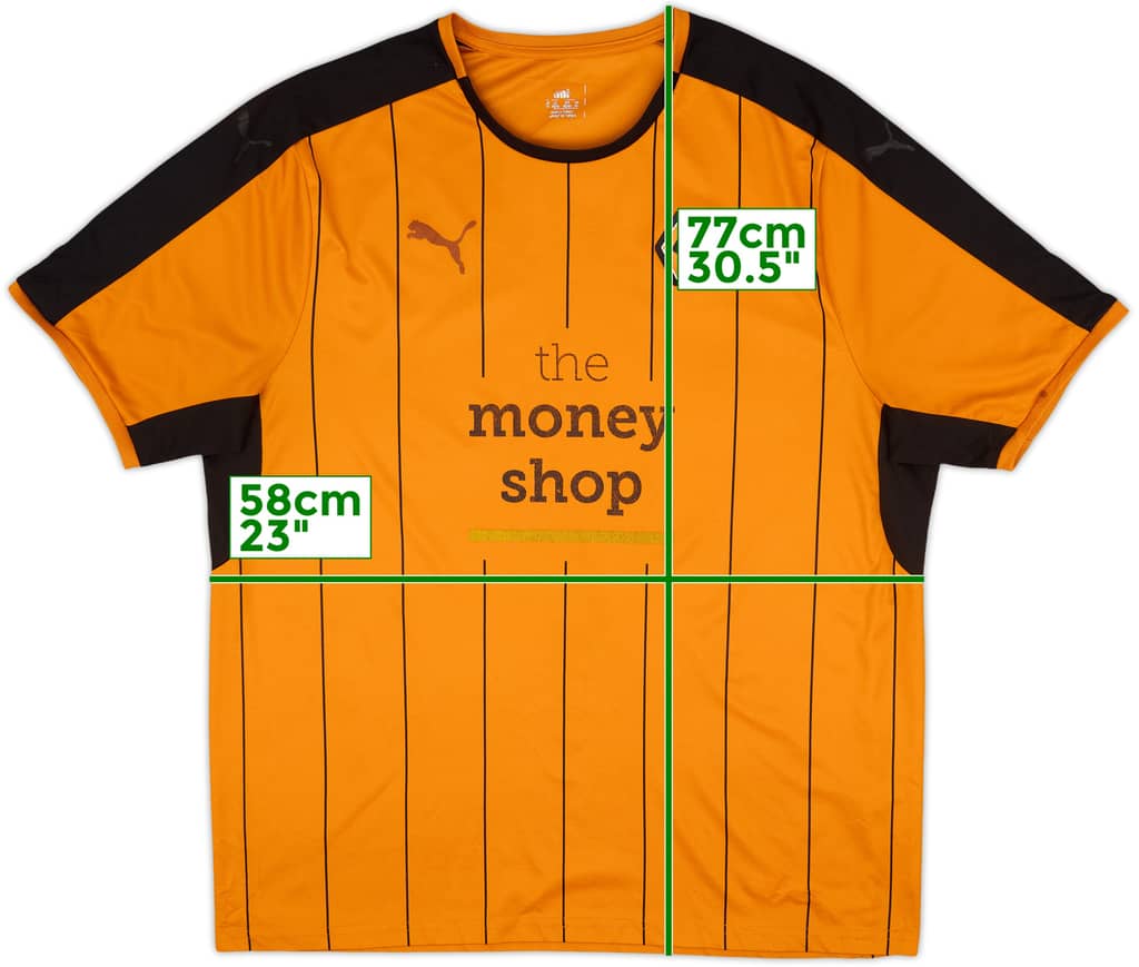 2016-17 Wolves Home Shirt - 5/10 - (XXL)