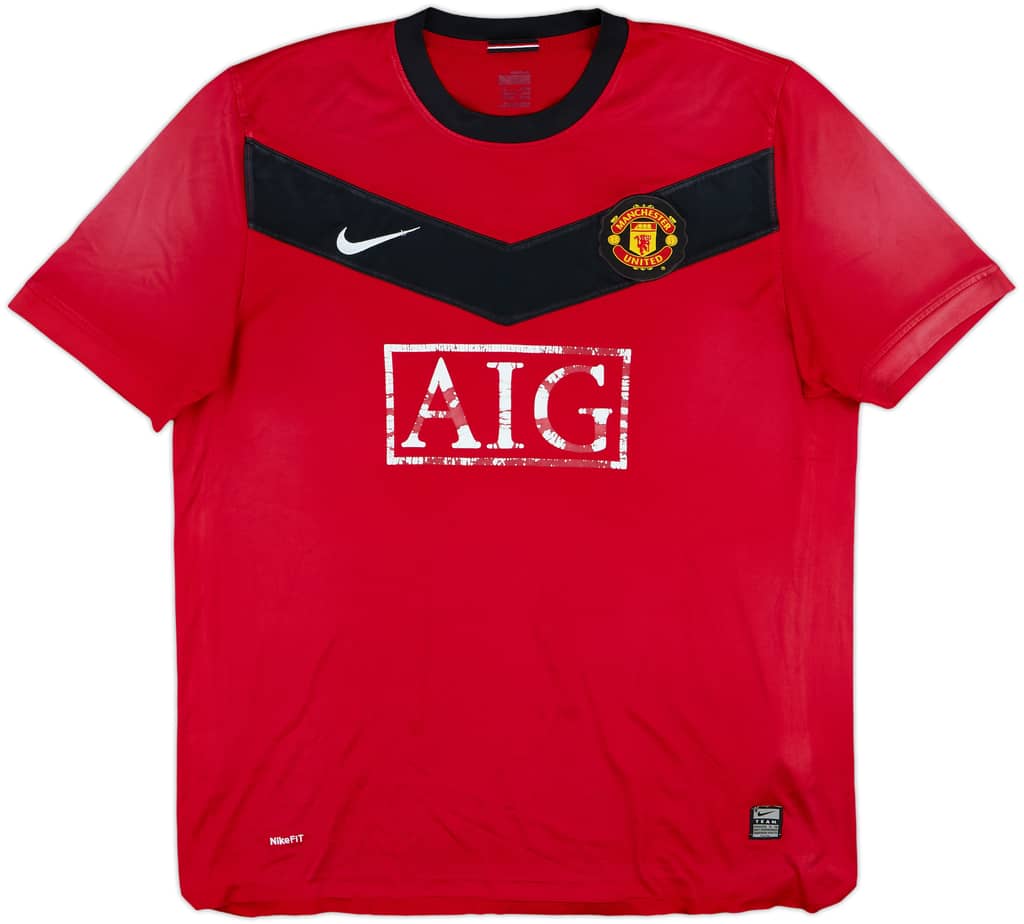 2009-10 Manchester United Home Shirt - 3/10 - (XL)