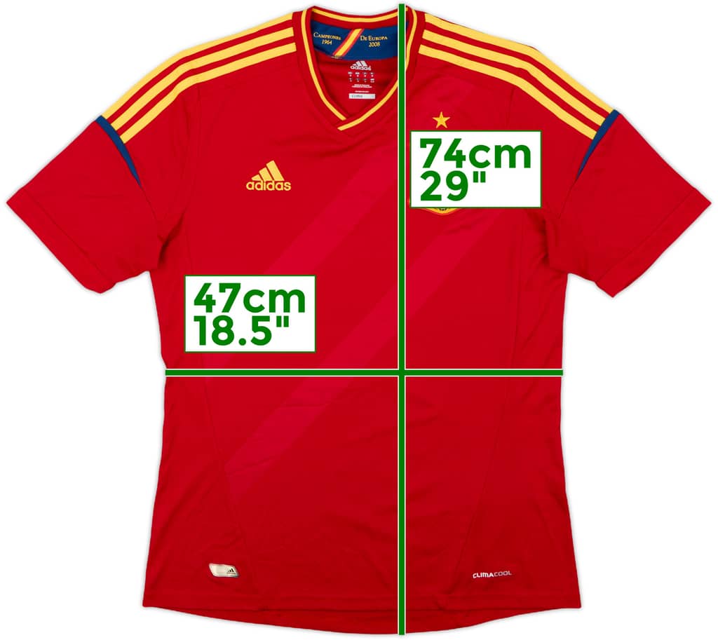 2011-12 Spain Home Shirt - 9/10 - (M)