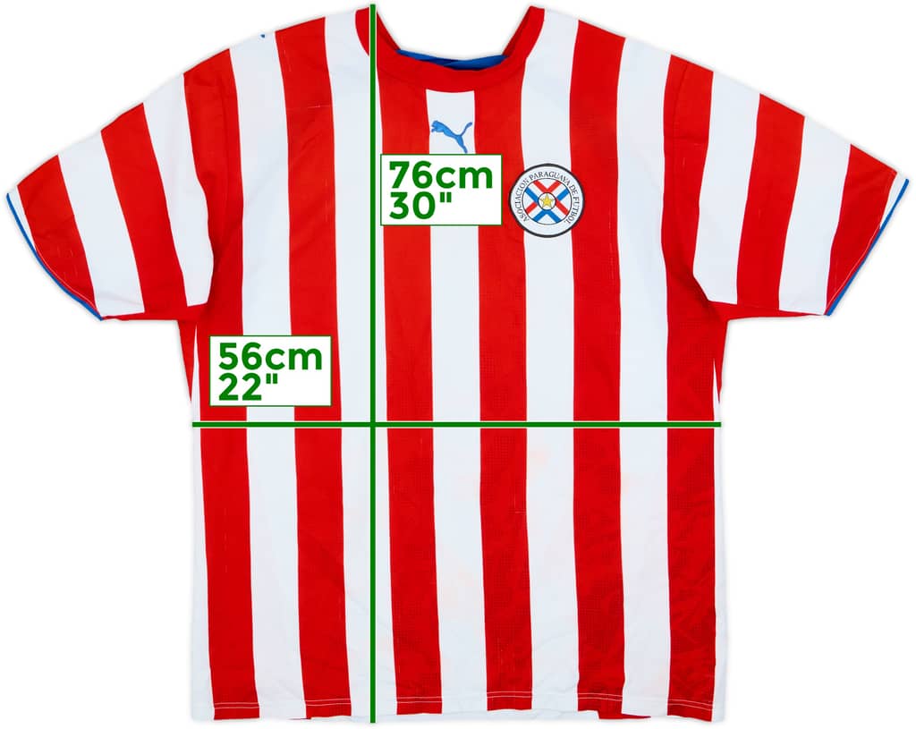 2006-07 Paraguay Home Shirt - 7/10 - (L)