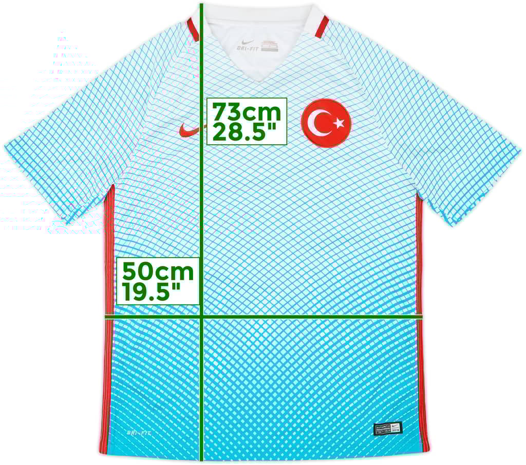 2016-17 Turkey Away Shirt - 9/10 - (M)