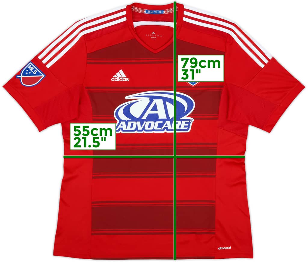 Camiseta de local del FC Dallas 2014-15 - 8/10 - (XL)