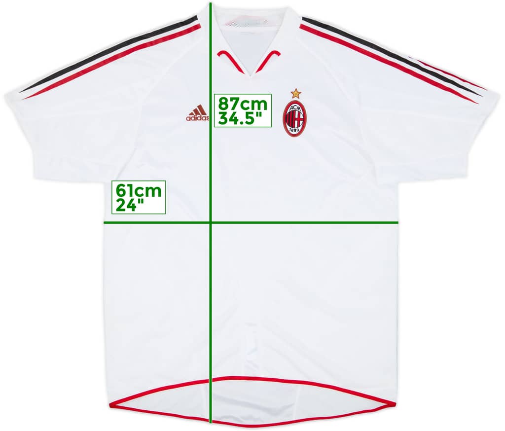 2004-05 AC Milan Away Shirt - 4/10 - (XXL)