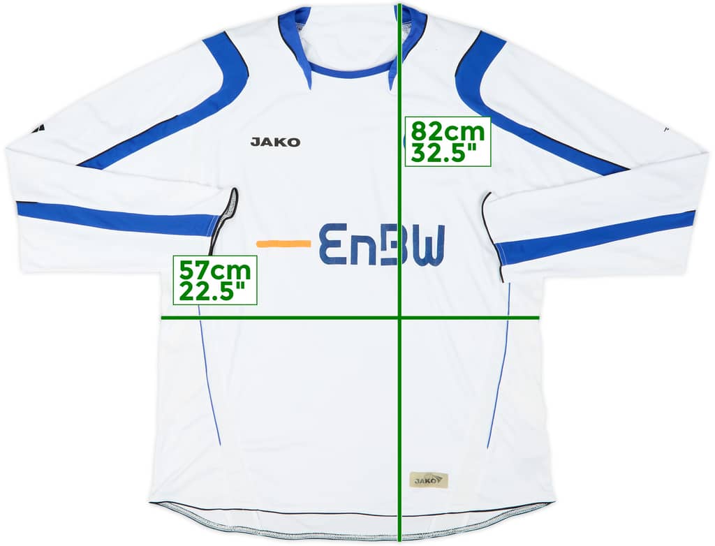 2008-09 Karlsruher Away L/S Shirt - 7/10 - (XXL)