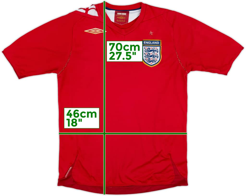 2006-08 England Away Shirt - 5/10 - (S)