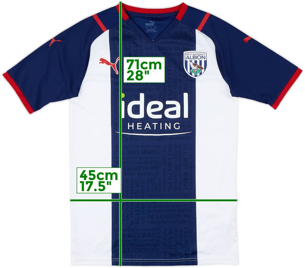 2021-22 West Brom Home Shirt - 7/10 - (S)