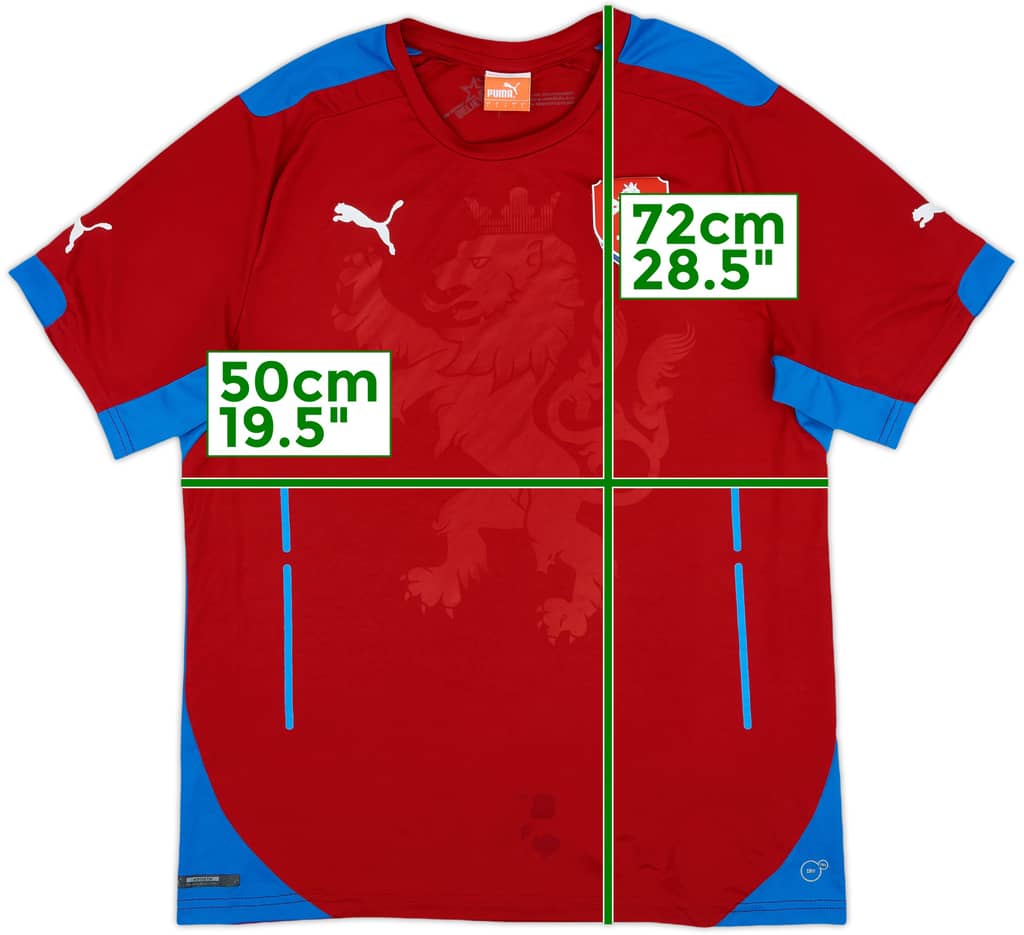 2014-15 Czech Republic Home Shirt - 6/10 - (L)