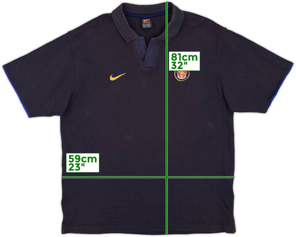1999-00 Arsenal Nike Polo Shirt - 9/10 - (L)