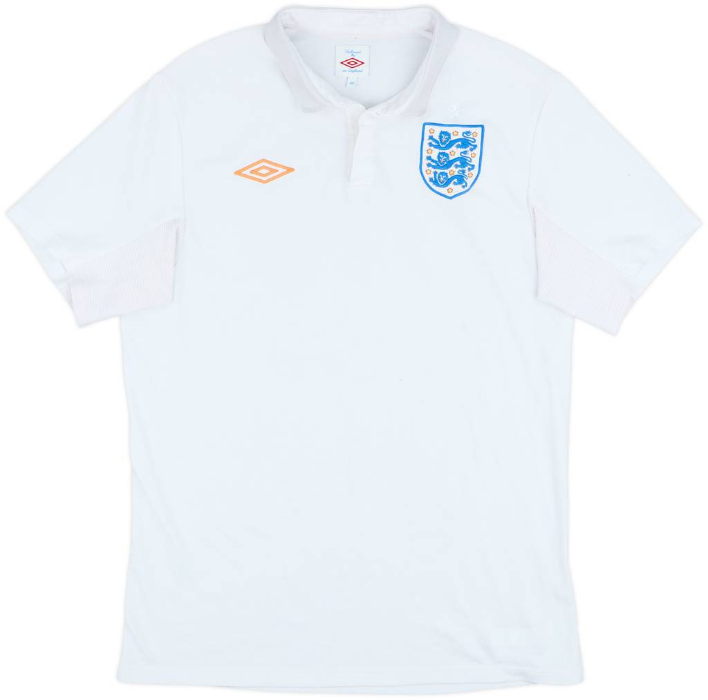 2009-10 England Home Shirt - 4/10 - (M)