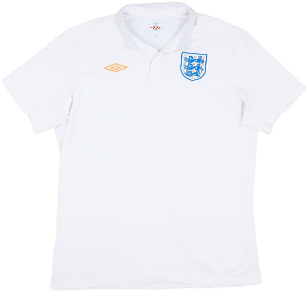 2009-10 England Home Shirt - 4/10 - (XL)