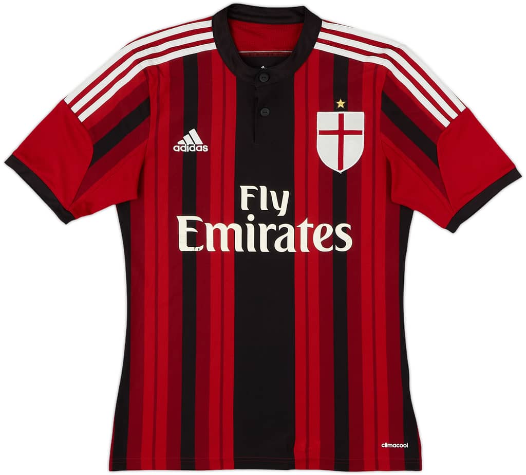 2014-15 AC Milan Home Shirt - 6/10 - (S)