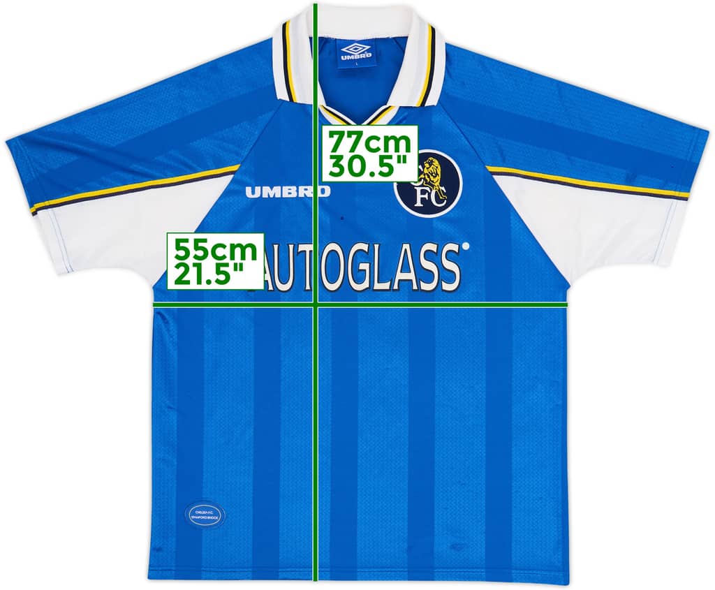 1997-99 Chelsea Local Camiseta - 5/10 - (L)