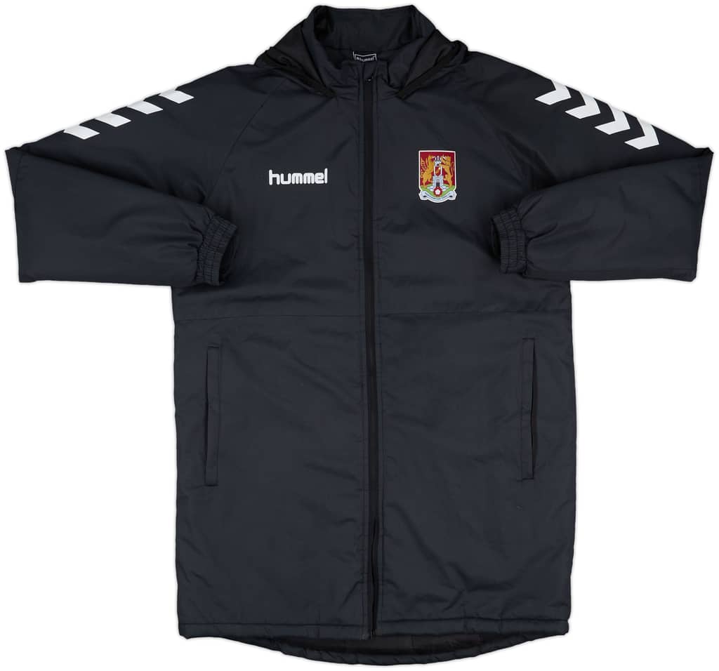 2020-21 Northampton Town Hummel Padded Bench Coat - 6/10 - (M)