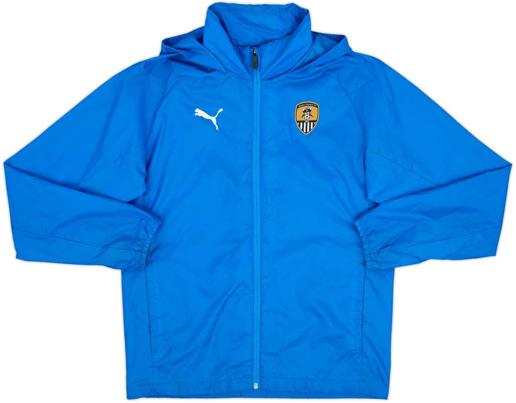 2019-20 Notts County Puma Hooded Rain Jacket - 7/10 - (M)