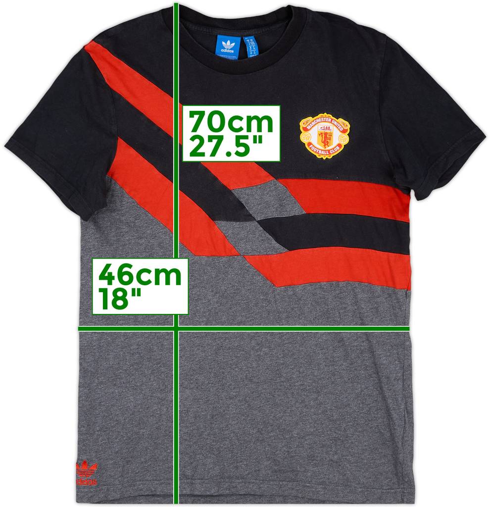 2022-23 Manchester United adidas Originals Retro Tee - 9/10 - (M)