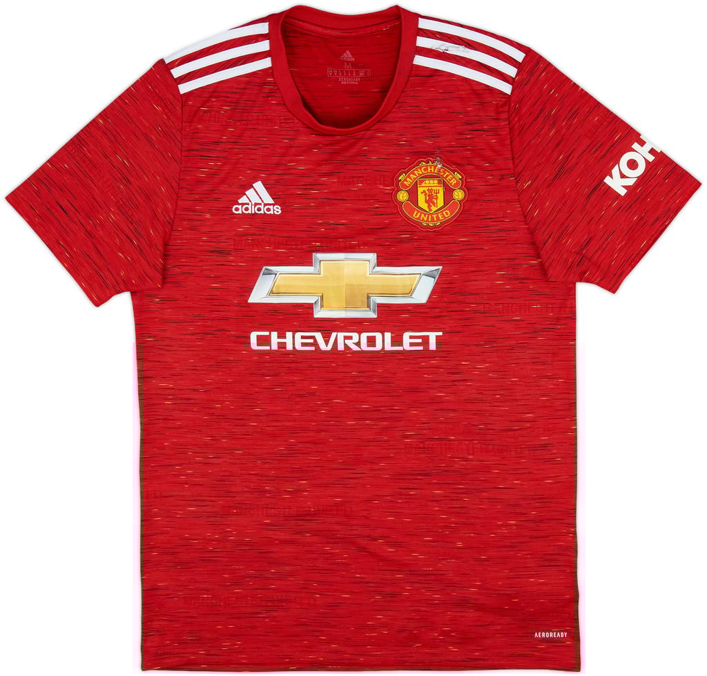 2020-21 Manchester United Home Shirt - 4/10 - (M)
