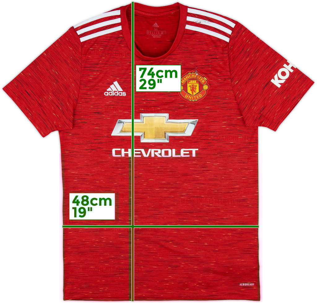 2020-21 Manchester United Home Shirt - 4/10 - (M)