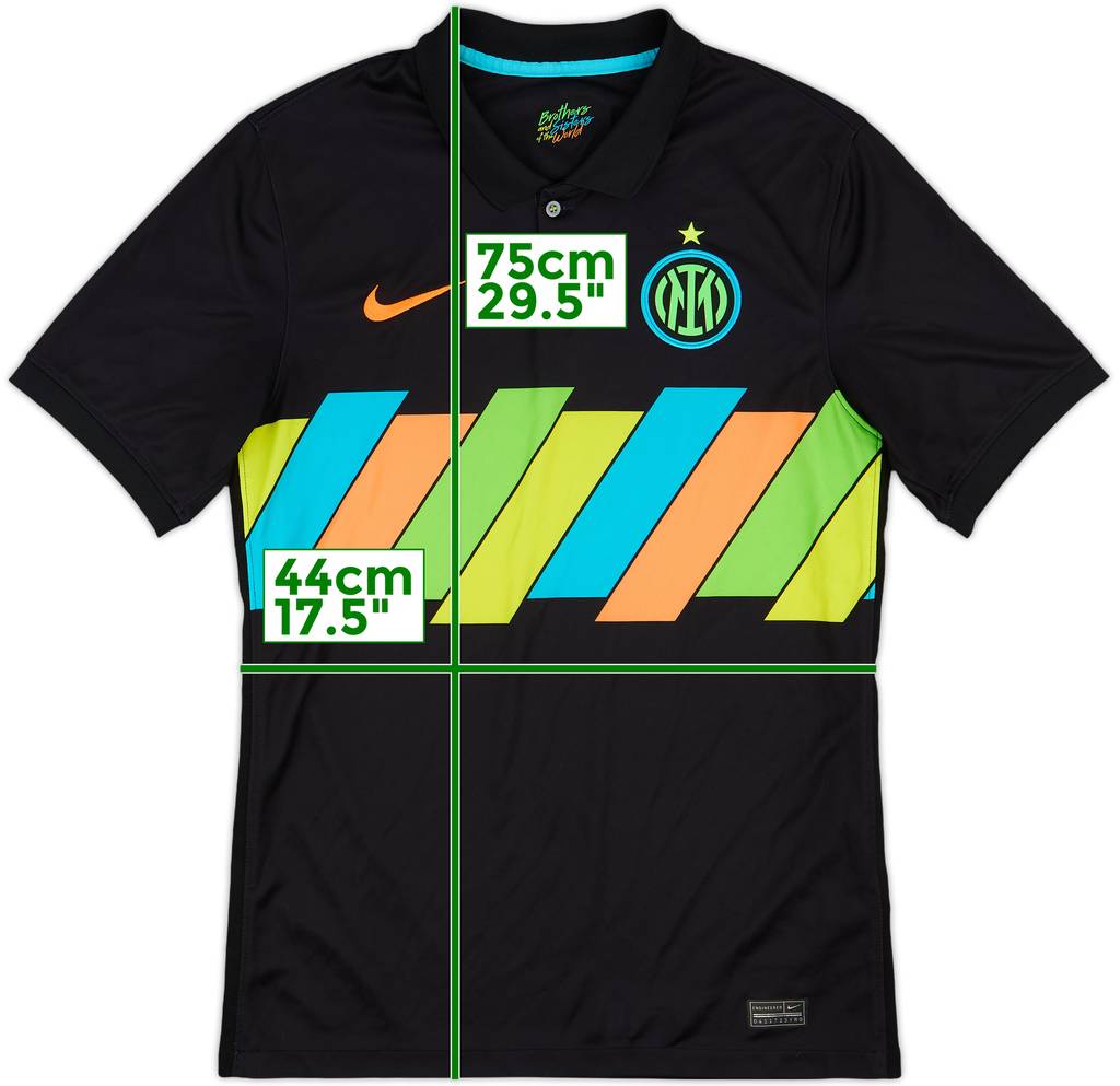 2021-22 Inter Milan Third Shirt - 10/10 - (S)