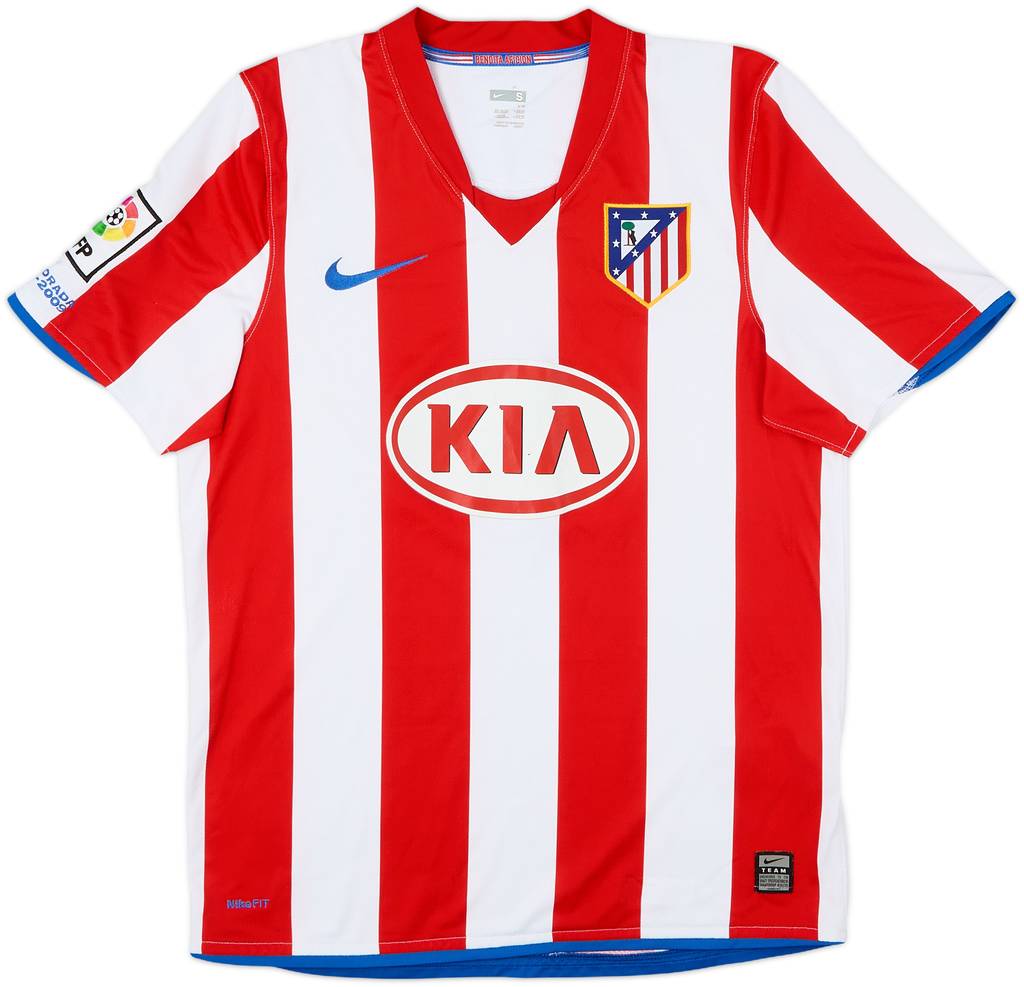 2008-09 Atletico Madrid Home Shirt - 8/10 - (S)