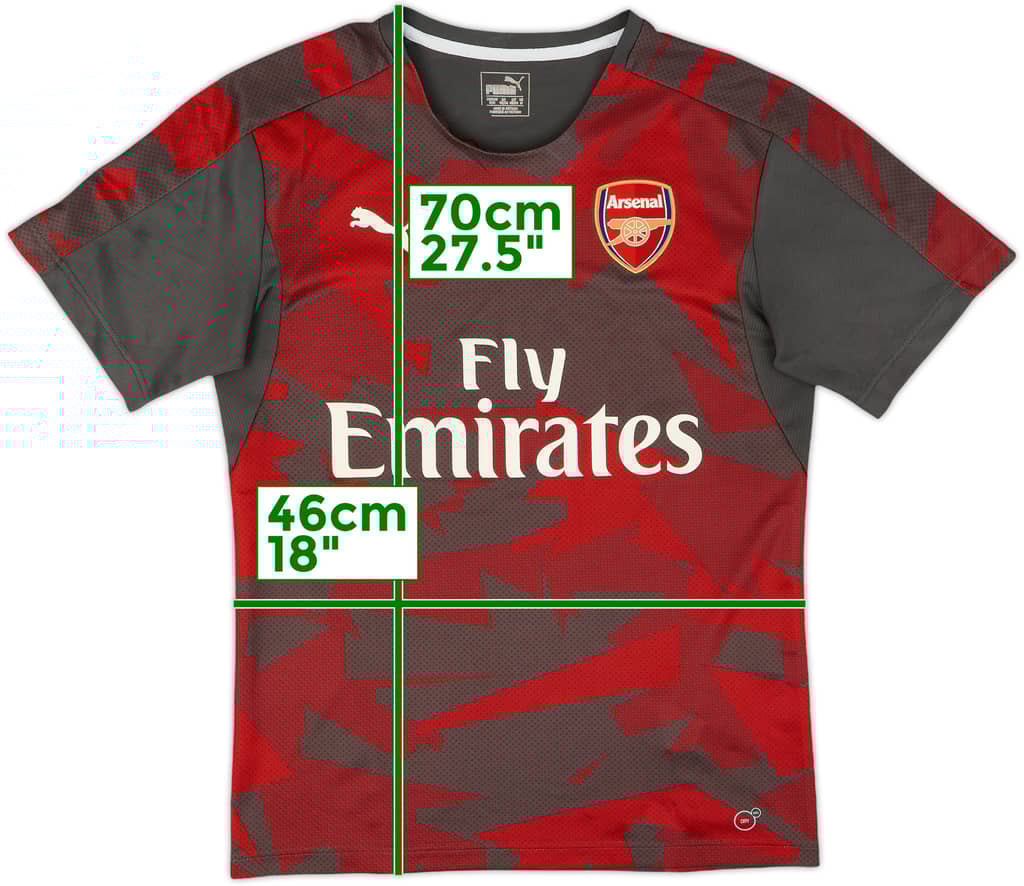 2017-18 Arsenal Puma Training Shirt - 8/10 - (M)