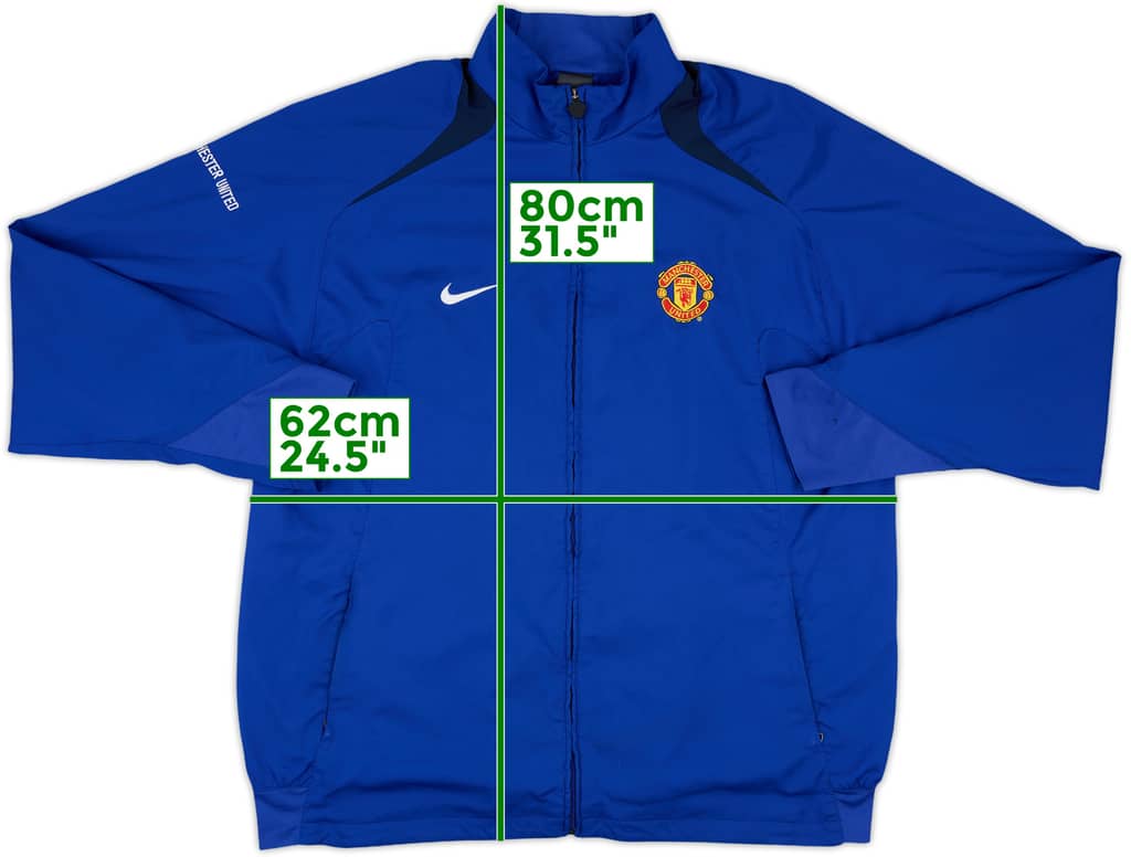 2005-06 Manchester United Nike Track Jacket - 7/10 - (XXL)