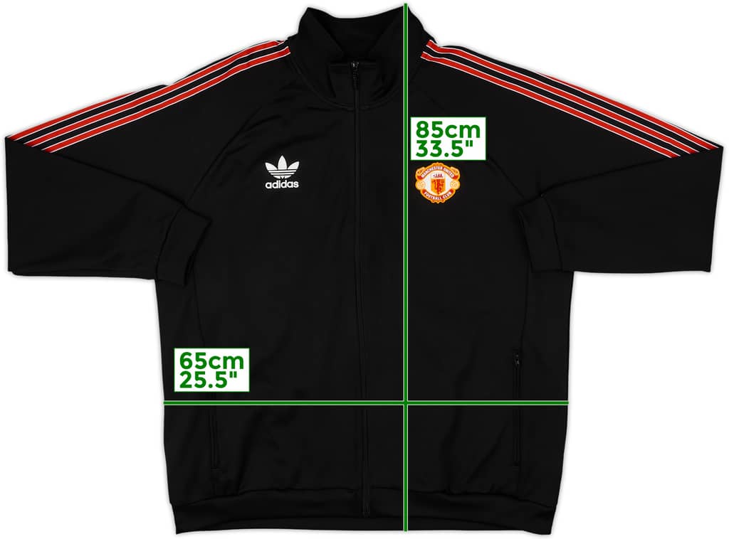 2022-23 Manchester United adidas Originals Retro Track Jacket - 8/10 - (XL)