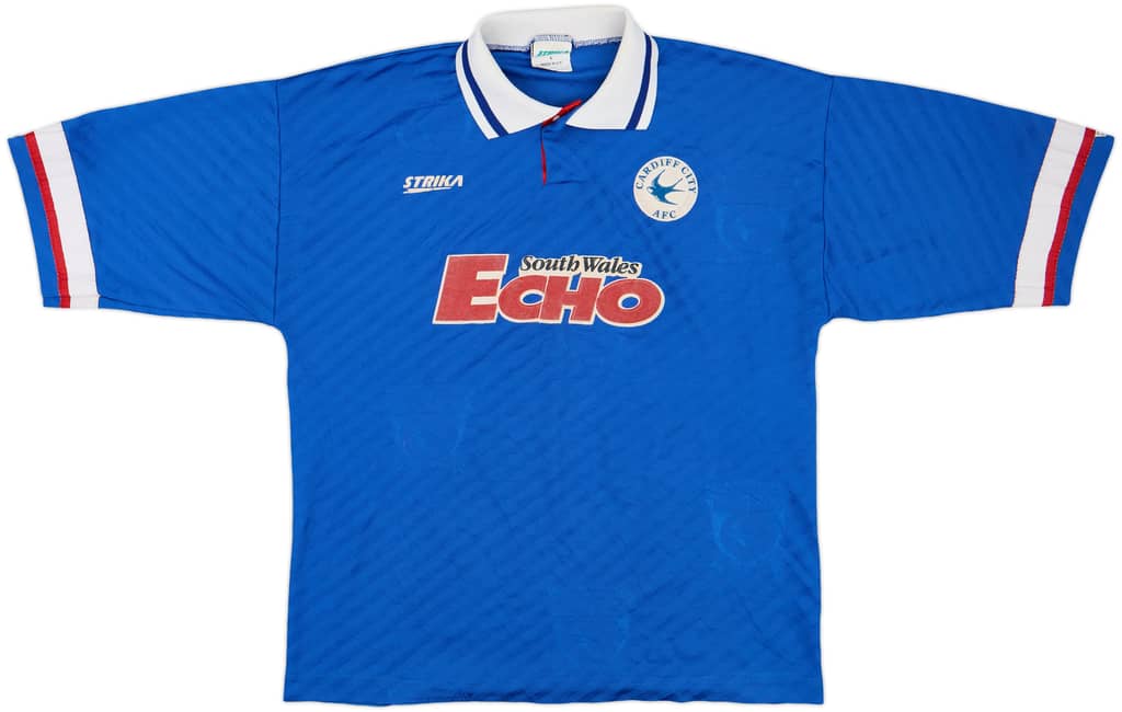 1994-95 Cardiff Home Shirt - 8/10 - (L)