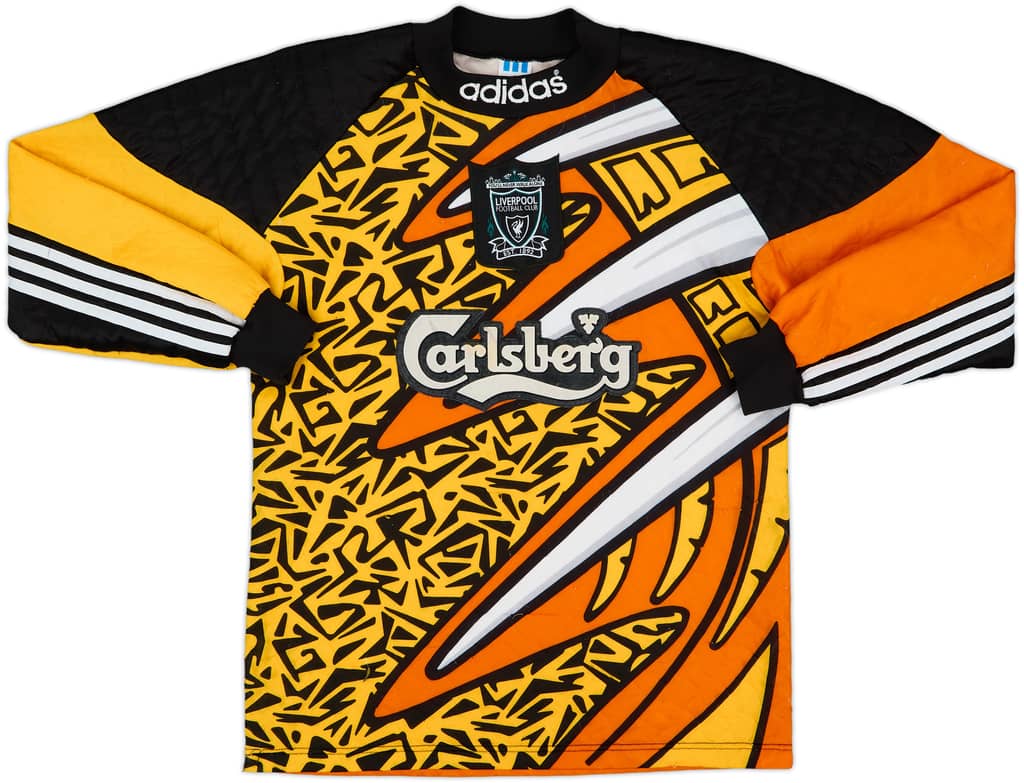1995-96 Liverpool GK Shirt - 8/10 - (S)