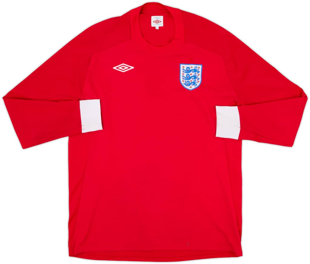 2010-11 England Away L/S Shirt - 8/10 - (L)