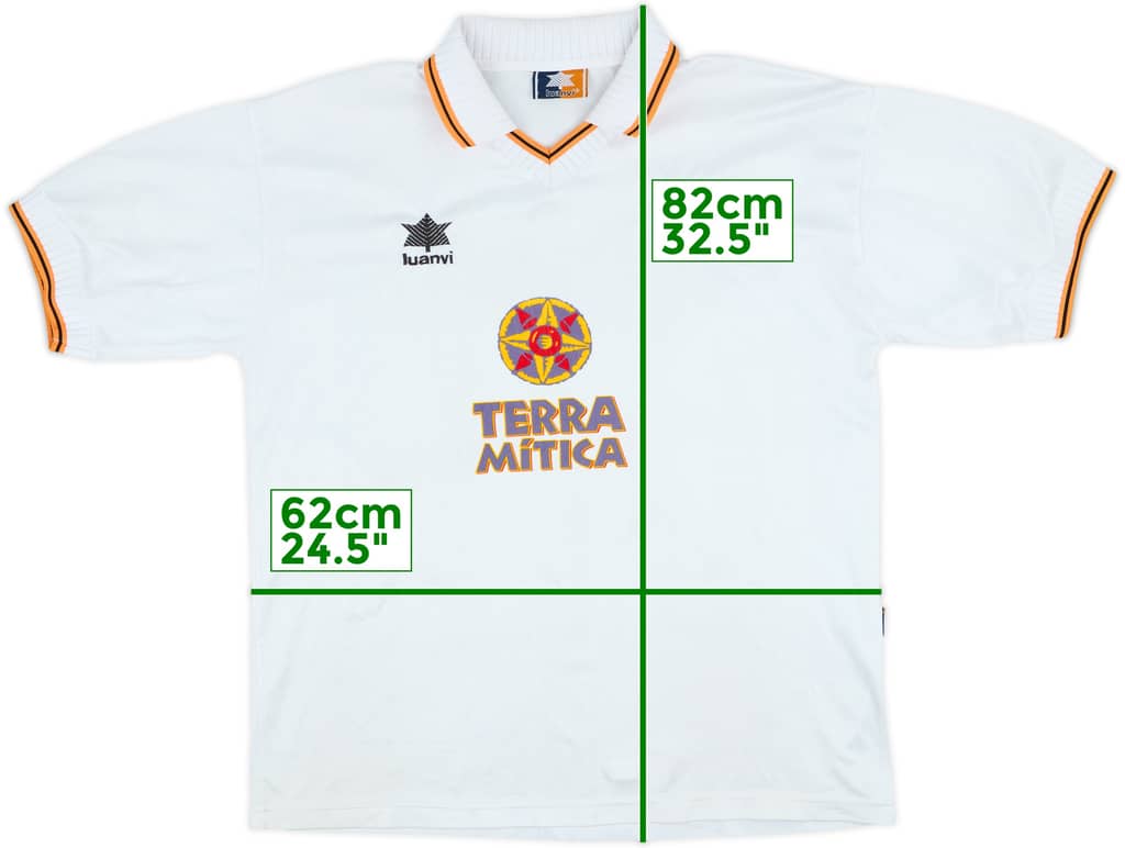 1998-99 Valencia Home Shirt - 6/10 - (XL)