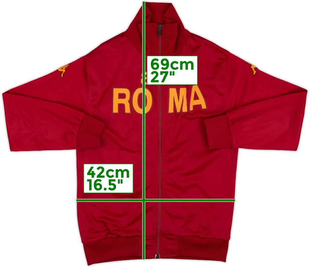 2009-10 Roma Kappa Track Jacket - 6/10 - (XS)