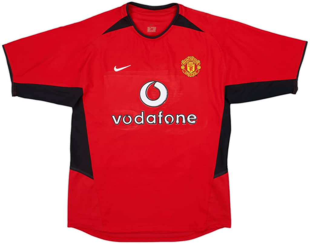2002-04 Manchester United Home Shirt - 4/10 - (S)