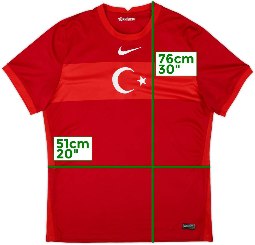 2020-21 Turkey Home Shirt - 9/10 - (L)