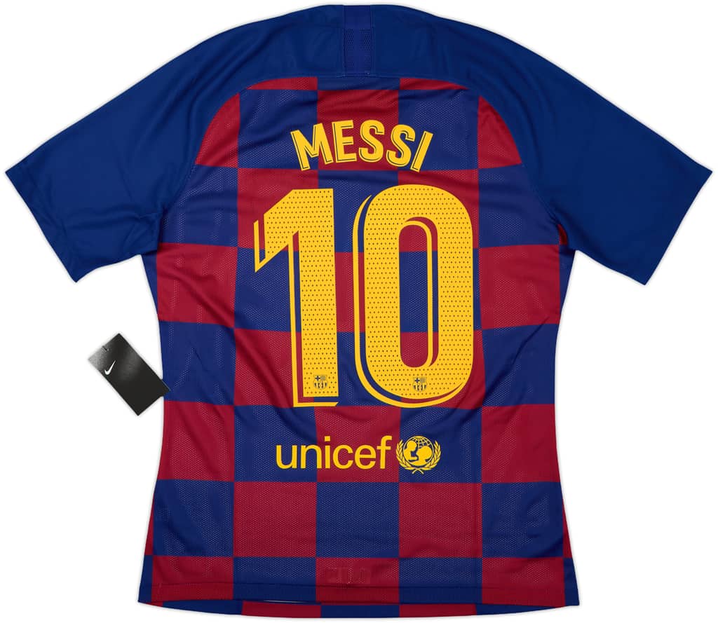 2019-20 Barcelona Player Issue Home Shirt Messi #10 (L)