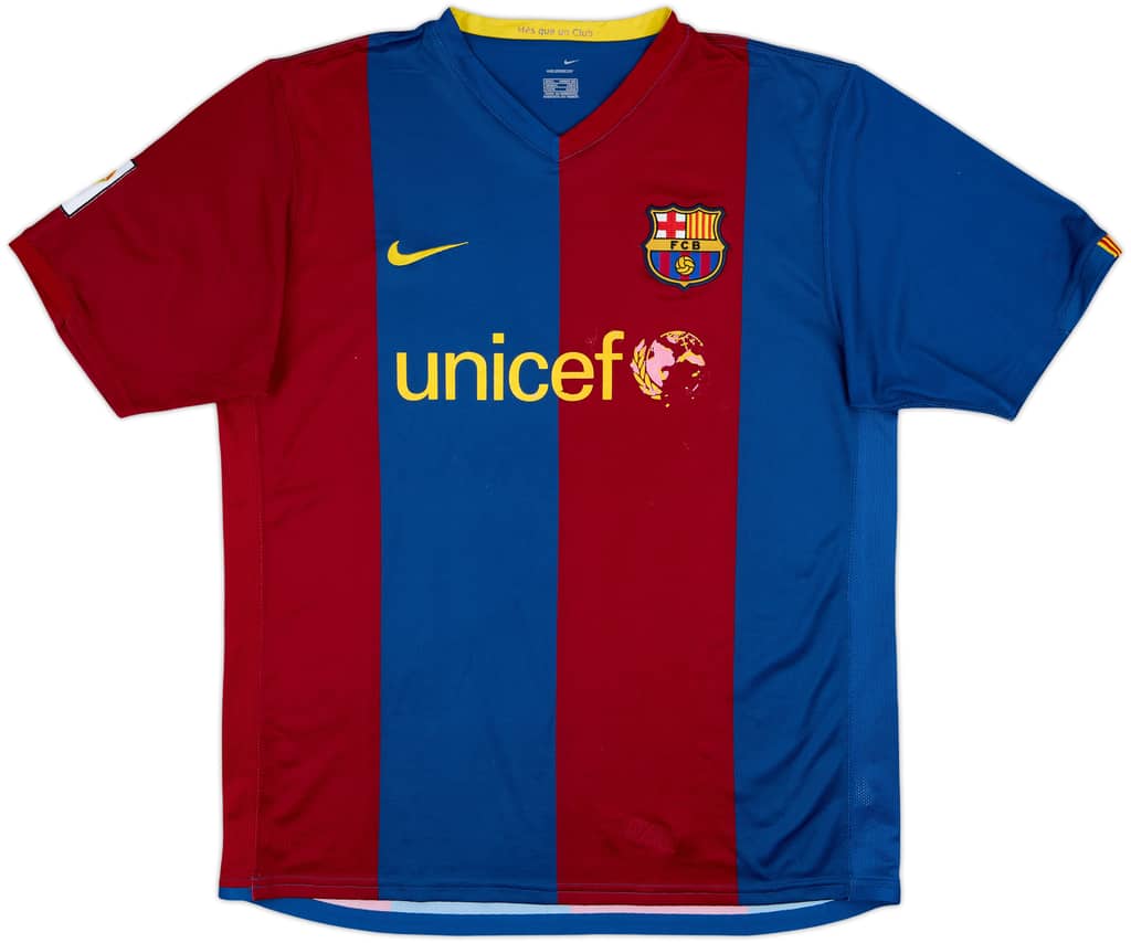 2006-07 Barcelona Home Shirt - 5/10 - (L)