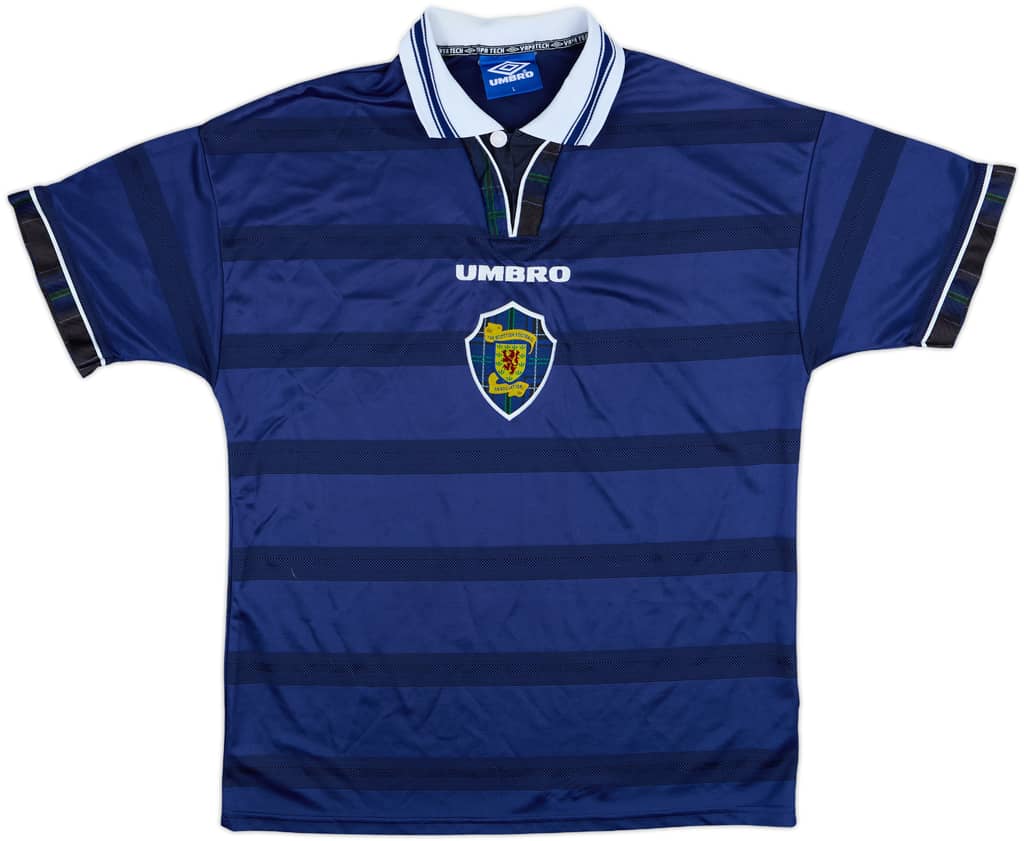 1998-00 Scotland Home Shirt - 8/10 - (L)