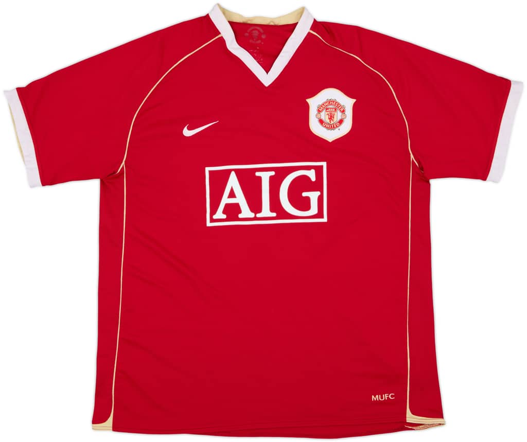 2006-07 Manchester United Home Shirt - 5/10 - (L)