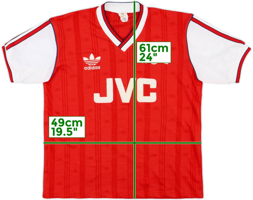 1986-88 Arsenal Home Shirt - 8/10 - (M)