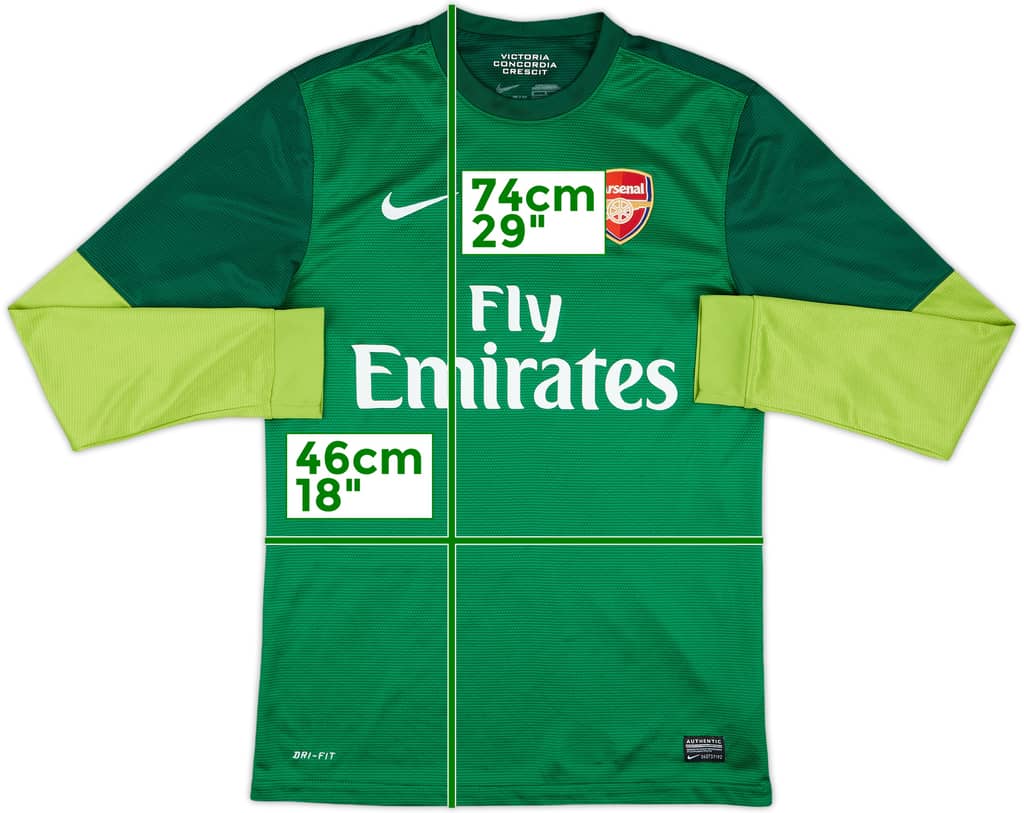 2012-13 Arsenal GK Shirt - 8/10 - (S)