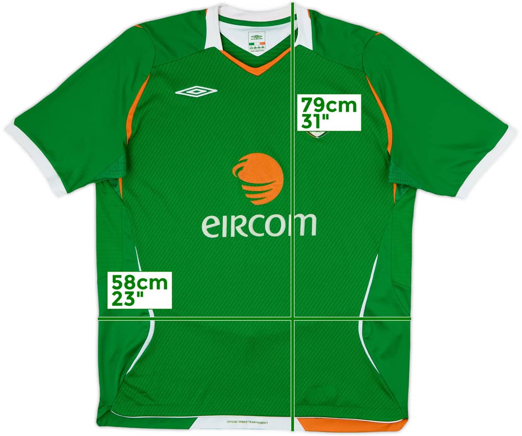 2008-10 Ireland Home Shirt - 8/10 - (XL)