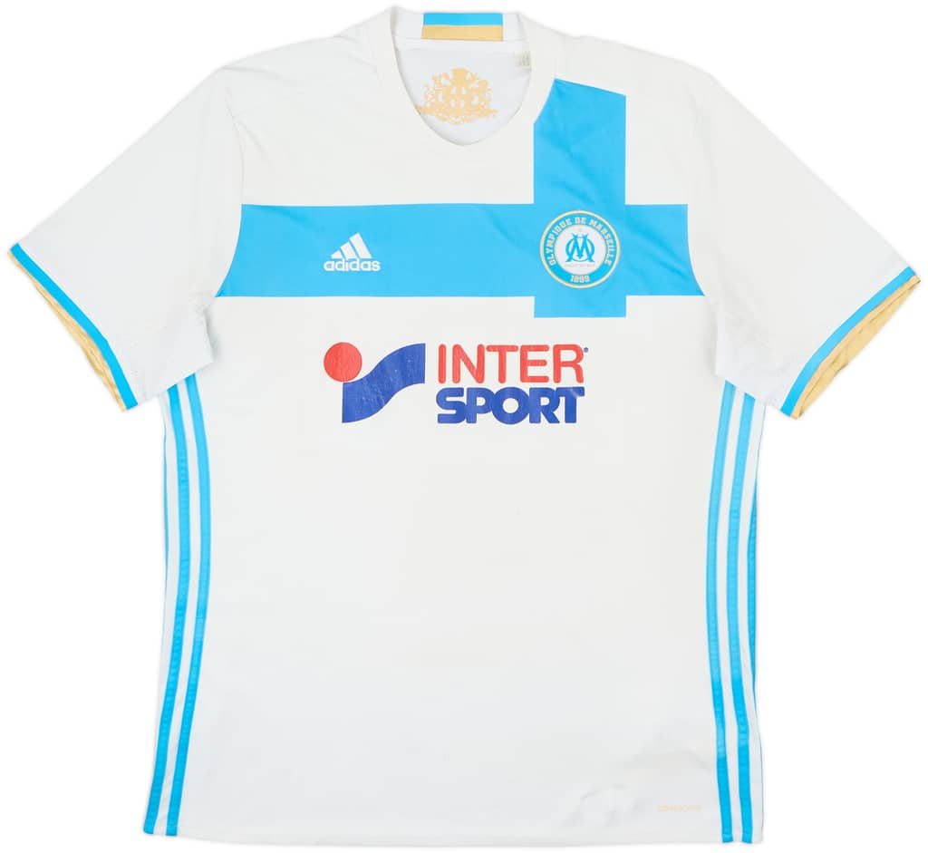 2016-17 Olympique Marseille Home Shirt - 4/10 - (XL)