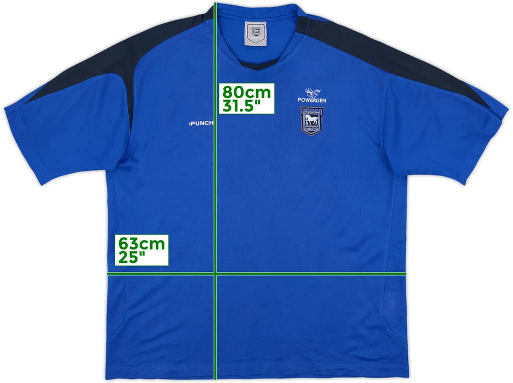 2002-03 Ipswich Punch Training Shirt - 8/10 - (XL)