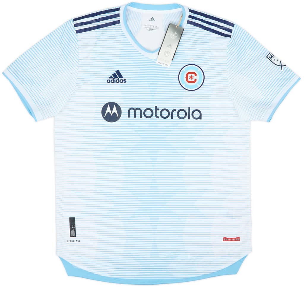 Camiseta auténtica de visitante del Chicago Fire 2022 (L)