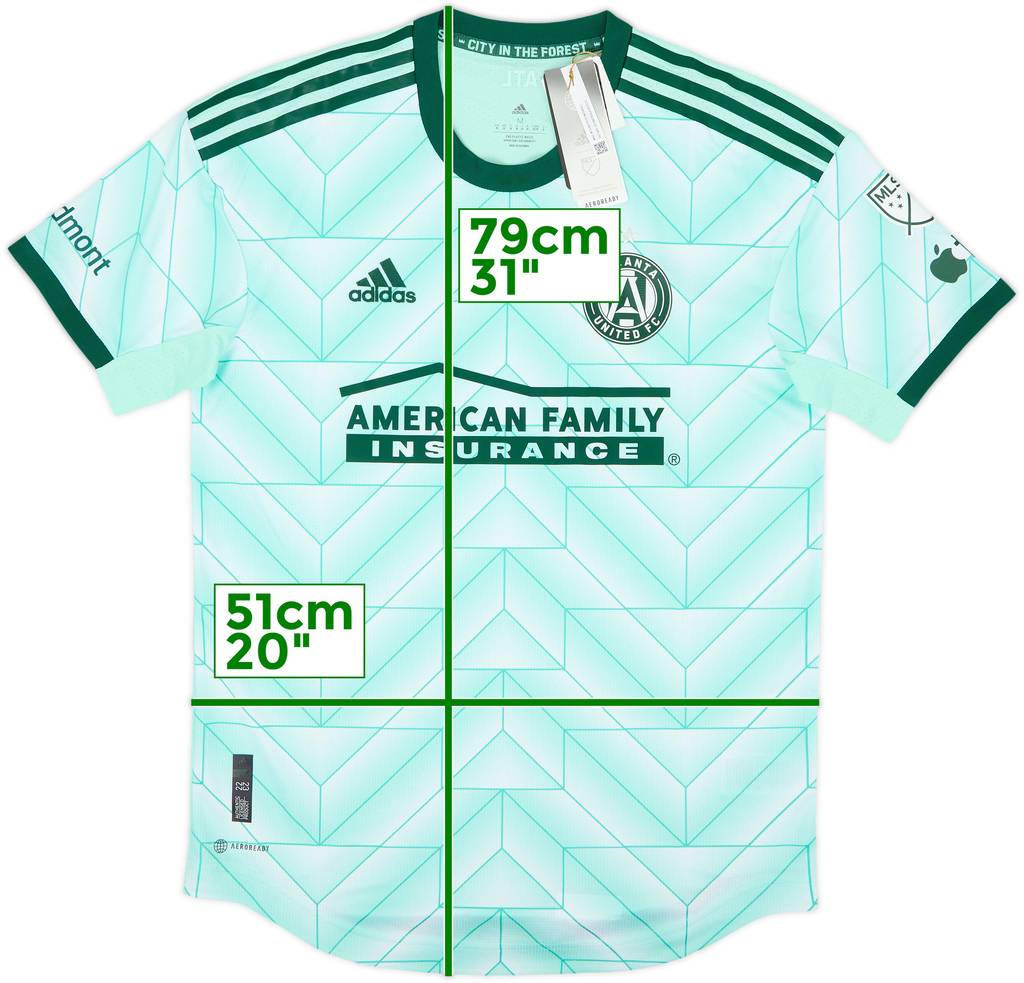 Camiseta auténtica de visitante de Atlanta United 2022-23 (M)